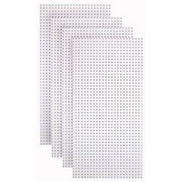 Triton Products® Temented Dead Pegboard 24 W 48 H 1 4 D Прилагодено насликана тешка тешка тркалезна дупка