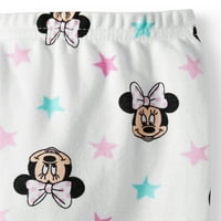 Minnie Muse Cotton Cotton Tight Fit Pajamas, сет со 2 парчиња