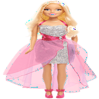 Барби 28 Облека за мода на кукли- розов фустан