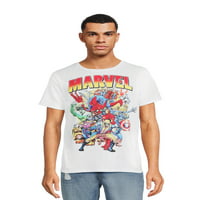 Marvel Men's & Big Graphic Tee Superhero, големини S-3XL