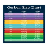 Gerber Baby & Toddler Girls 1-Peece Snug Fit памук со памучни пижами за спиење, 2-пакет