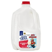 Алта Дена витамин Д млеко, целото млеко галон - бокал