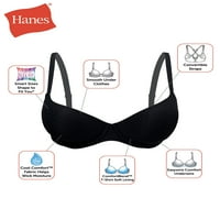 Comfortенска комфорност на Hanes Fit Fit Easywire Mirt Chra, стил MHG582