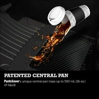 Pantanssaver Custom Fit Mats Floor Dest for Infiniti Q Сите временски заштита -1 -от и 2 -ри ред -висока зголемена