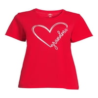 Начин да ја прославите графичката маица на женската баба срце