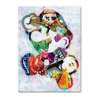 Трговска марка ликовна уметност „Марио“ платно уметност од Артпоптарт
