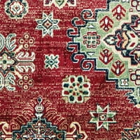 Обединети ткајачи Bedivere Morgana ориентална црвена ткаени вискоза област килим или тркач