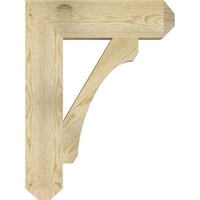 Ekena Millwork 6 W 24 D 32 H Legacy Craftsman Rough Sawn Bracket, Douglas Fir