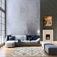 Maxy Home Moderno Collection Mo- модерна современа област килим - од 8'x10 '